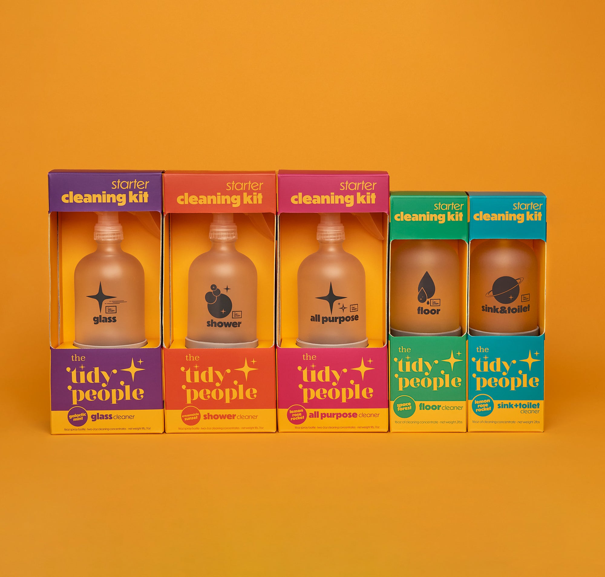 Cleaning Set: 5 Refillable Starter Kits