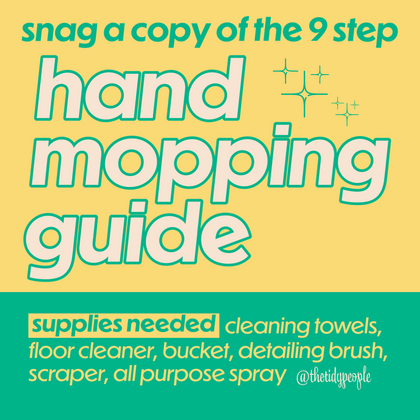 Hand Mopping Guide